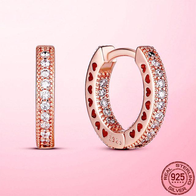 Silver 925 Sterling Silver Earrings Starfish Heart Stud Earrings for Women Girl Wife Gift Silver 925 Original Fashion Jewelry