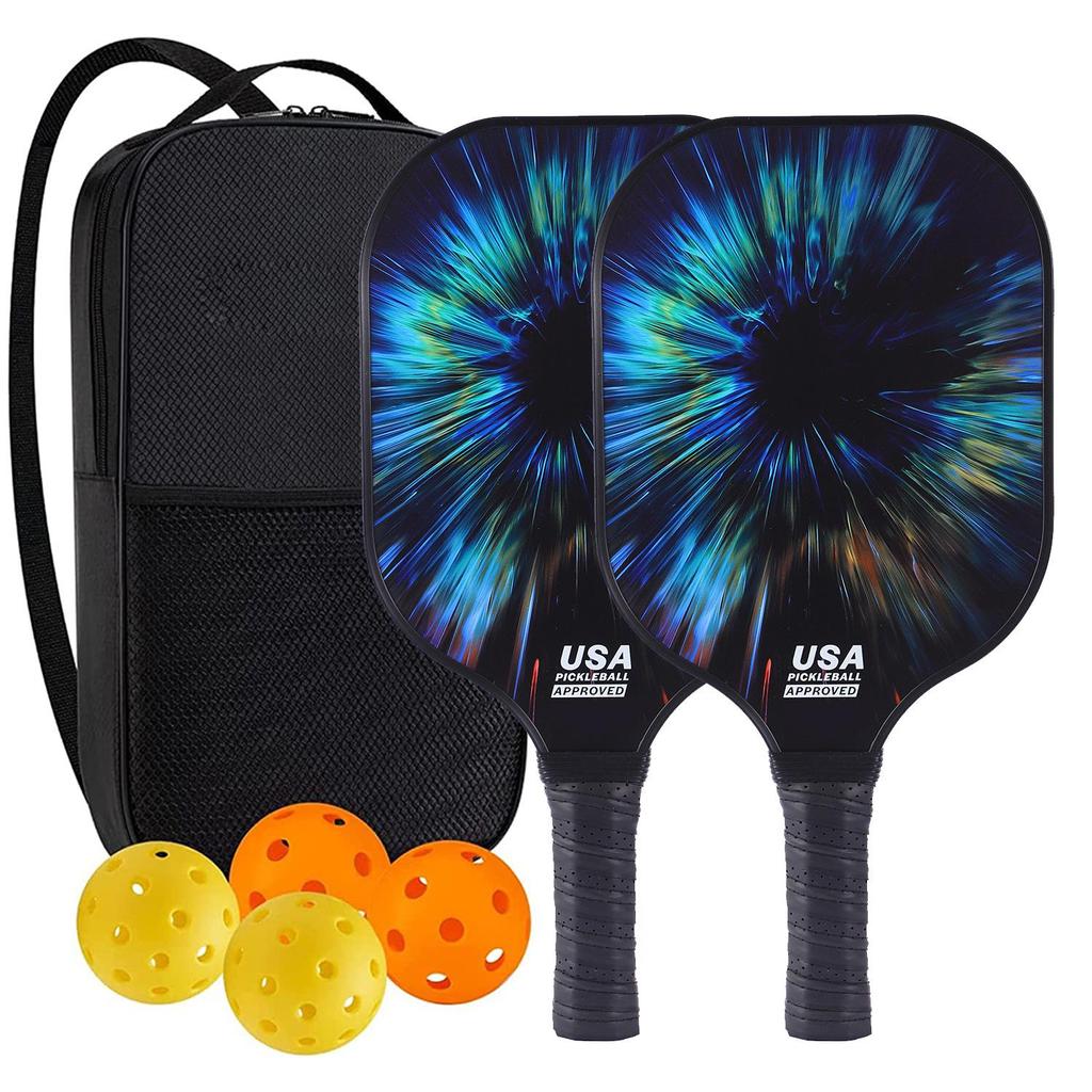 Carbon Fiber Pickleball Paddle with Honeycomb Panel - Outdoor Sports Graphite Racket