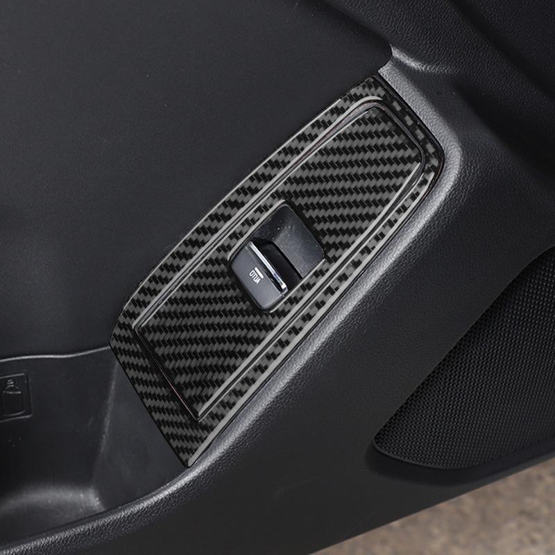 For Subaru BRZ/ For Toyota GR86 -up Carbon Fiber Decal Car Center Console Shift Panel Interior Decorative Stickers