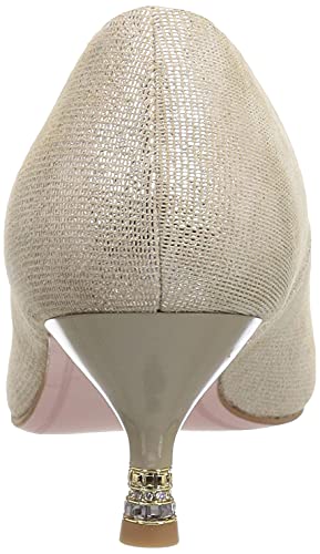 JILL STUART SHOE Women's Almond Toe Pumps, Size 6437 GD, Size 23.5 cm, E