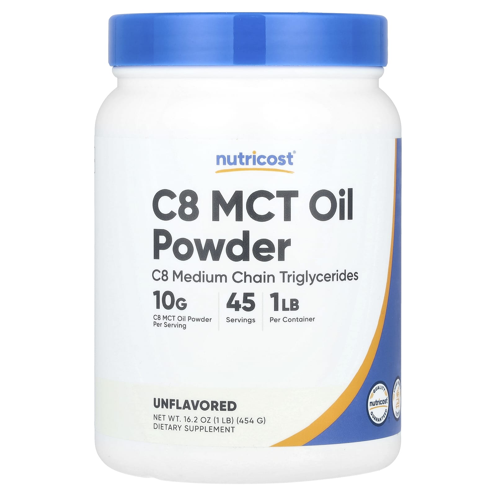 

C8 Mct Oil Powder, Unflavored, 454G(1Lb)