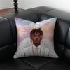singer rap JJuice WRLDMT Cushion Cover Pillow Case Antidustmite Invisible zipper silky plush cushion