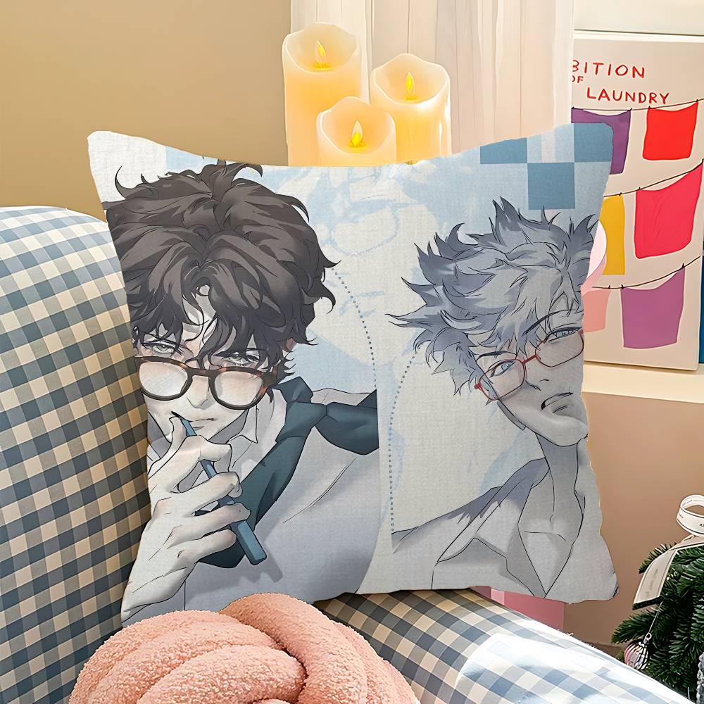 Nerd Project Bl Anime Cushion Cover Inches Farmhouse Decor Home Throw Pillow Covers For Couch Decorations