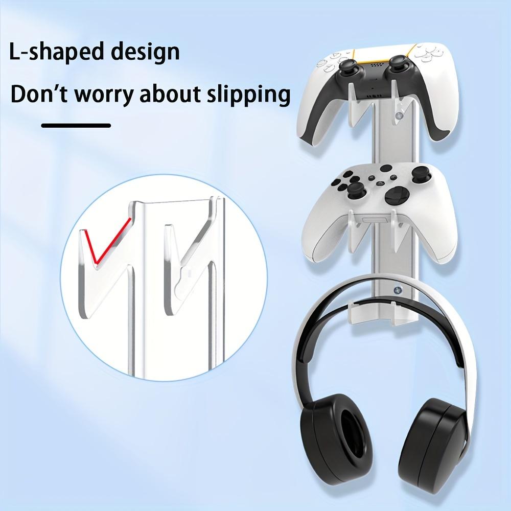 Game Controller Holder Headset Stand Universal Dual Controller Holder Headset