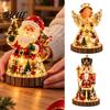 Family Craft Night Kit with Light DIY Christmas Tree Activity Resin Kit Epoxy Mold LED