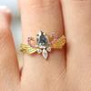 Luxury Niche Fashion Creative Versatile Angel Wing Ring, Love Angel Hot-selling Jewelry Wing Ring