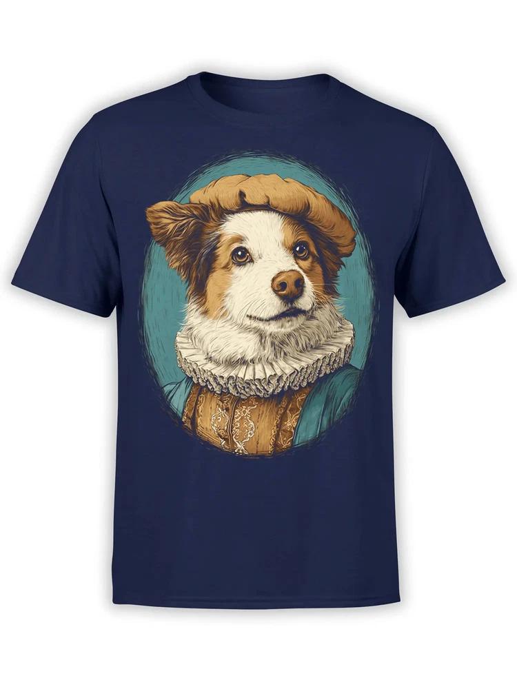 Renaissance Pup Dog Tshirt Unisex S