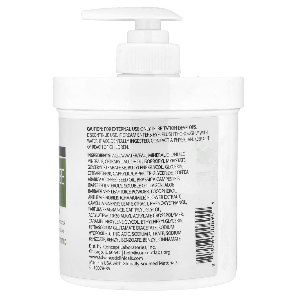 Green Coffee Bean Oil, Thermo-Firming™ Cream, 454G (16Oz)