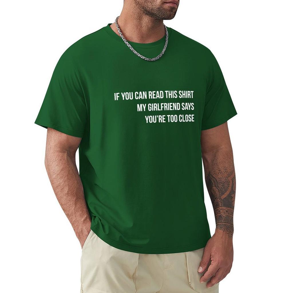 Summer Men'S And Women'S Fashion High-Quality Cotton T-Shirt Trendy Printed Alphabet Couple Short Sleeves
