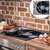 GLASS CUTTING BOARD 2x 30x52 VINYL RECORD