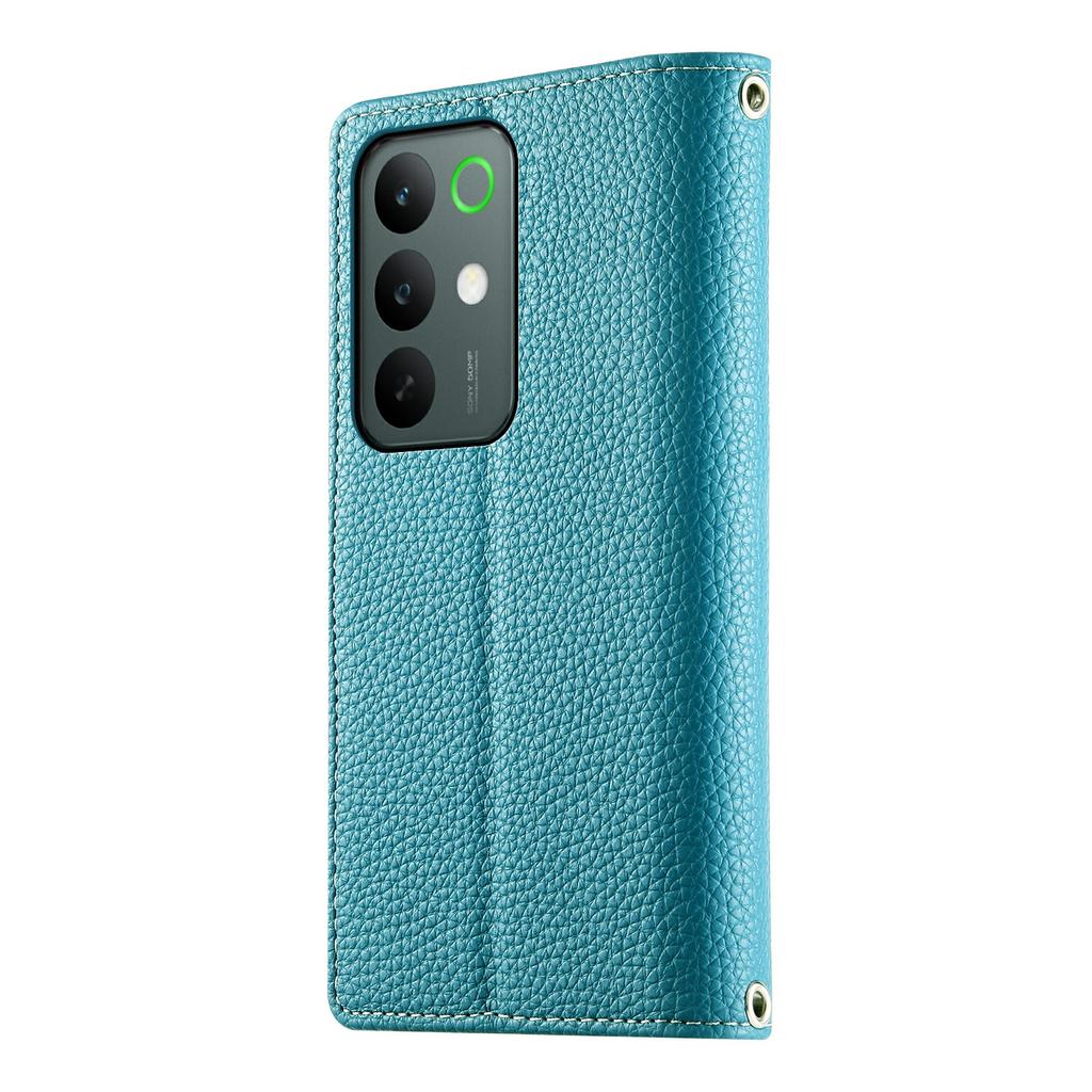 For Realme C85 5G Case Zipper Wallet Color Splicing Leather Flip Phone Cover with Straps