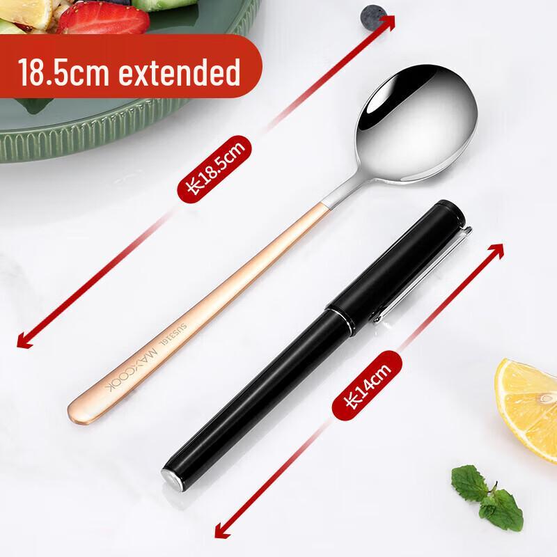 Meichu 316L Edelstahl Große Suppenlöffel Set