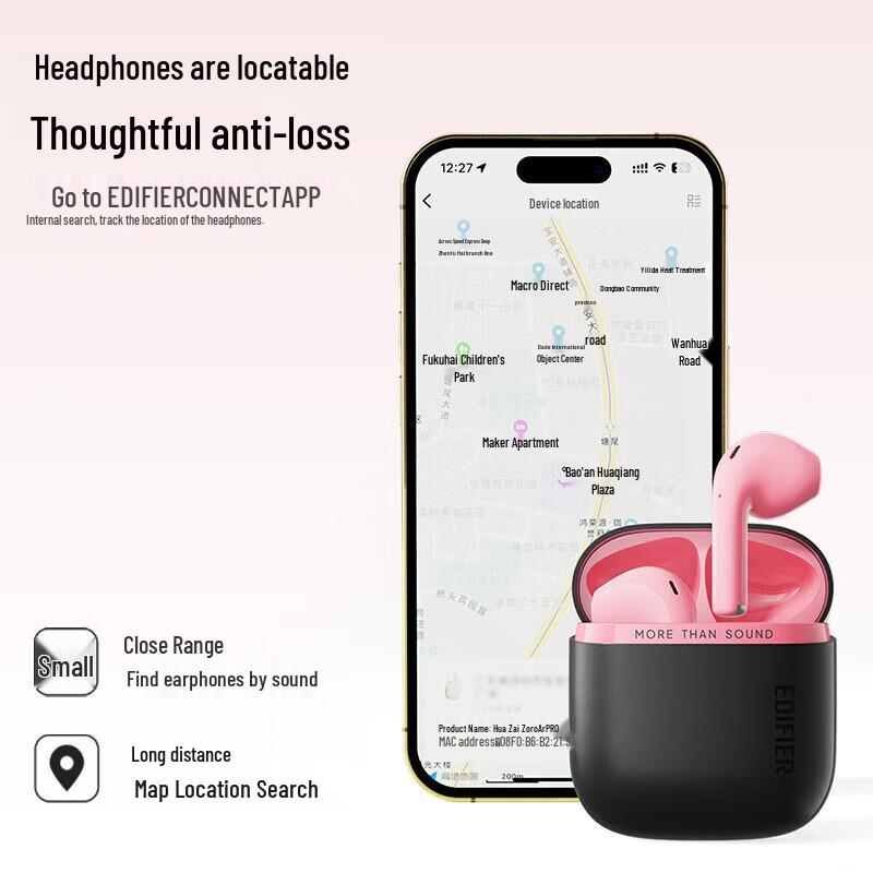 EDIFIER Zero Air Pro True Wireless Stereo Bluetooth Earbuds
