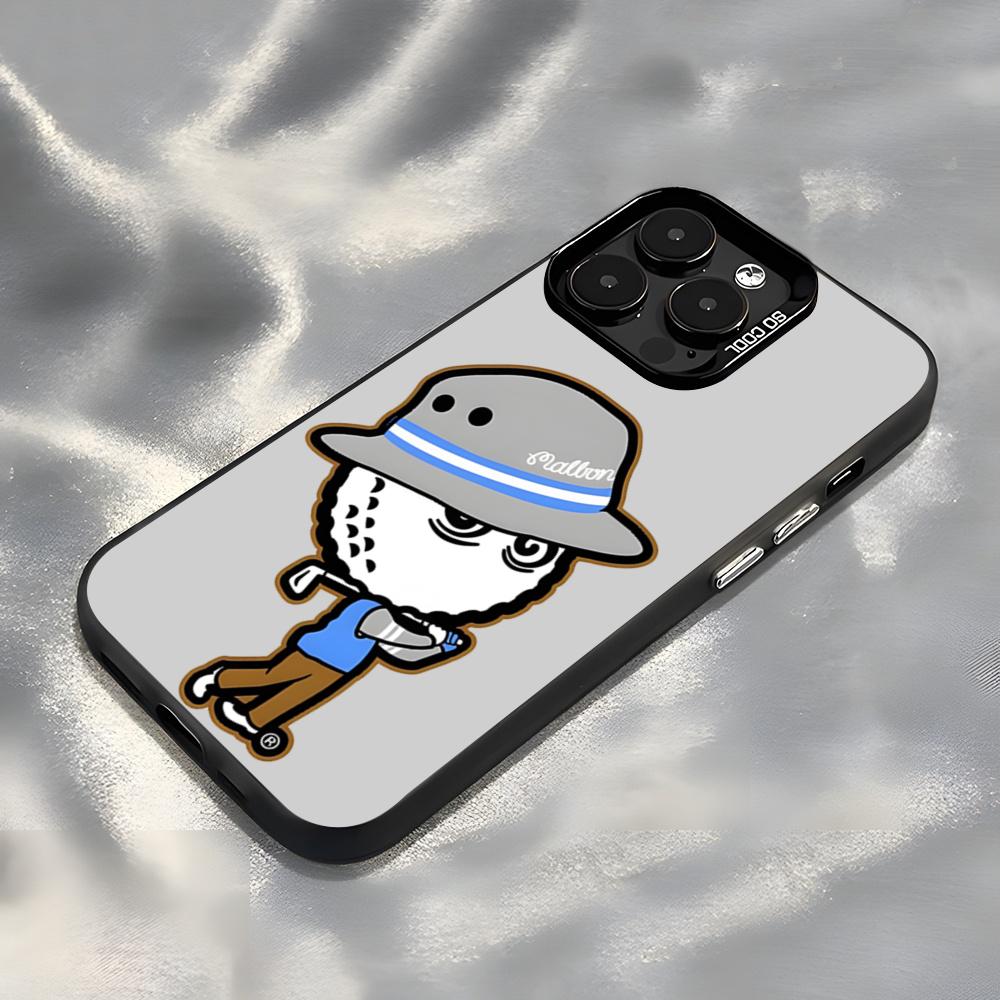 

Golf Style Design-Malbons Phone Case For IPhone17 Air 16 15 14 Plus 13 12 11 Pro 7 8 XS Max XR Silver Black Bumper Case iPhone 12ProMax