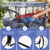 Outdoor Foldable Camper Trolley Rain Cover Transparent Dust Cover with Zipper Universal Handcart Accessories Windproof Cover