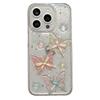 For IPhone17promax Butterfly Glue Star Mobile Phone Case for Apple 17 Transparent Women's Model 15pro Japanese Style