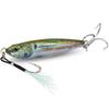 GOBAIT Metal Jig Lure 20g 30g 40g Spinner Spoon 3D Eye Color Laser Spinning Fishing Tackle Blade Hook Swimbait Pesca VIB Bait
