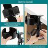 Rotating 4-In-1 Gaming Desk Organizer with Cup Holder and Headphone Holder - Adjustable Controller Holder, Ideal Christmas