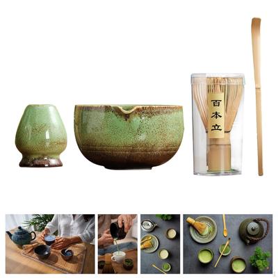Matcha Seti Seramik Takımı Japon Çay Yapma Aletleri, Sağlam, Aşıklar İçin Çırpma Teli Tutucu