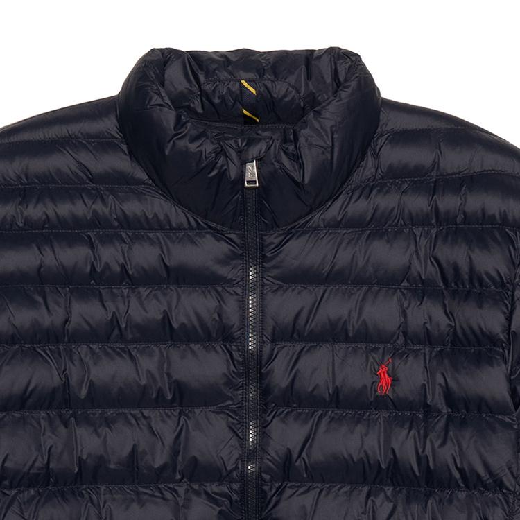 Polo Ralph Lauren Long Sleeve Zipper Fitted Mid-Length Down Jacket Winter Men Jacket Navy-Blue 710810897-007