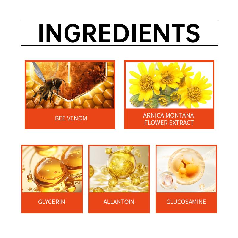 Bee Venom Joint Relief Gel Knee Joint Recovery Soothing Massage Promotes Blood Circulation Speeds Up Healing For Daily Pain Care