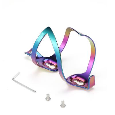 Portabotellas de Agua para Bicicleta Aleación de Aluminio Ligero Resistencia a la Corrosión Bicicletas de Montaña Portabotellas de Agua