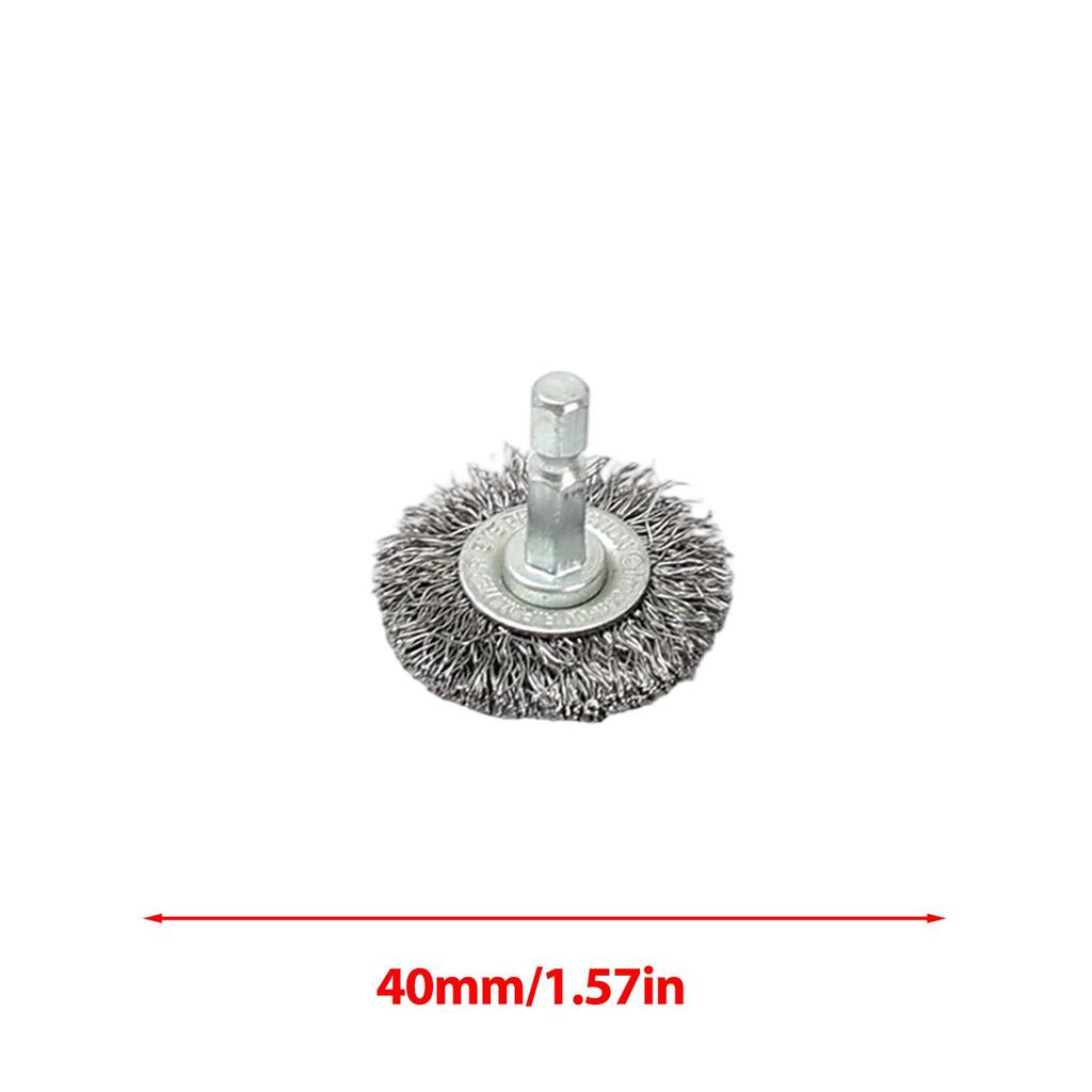 10styles Steel Wire Brush Wheel Cup Brush Metal Polishing Rotary Cleaning Rust Corrosion Rust Removal Edge Grinding Deburring