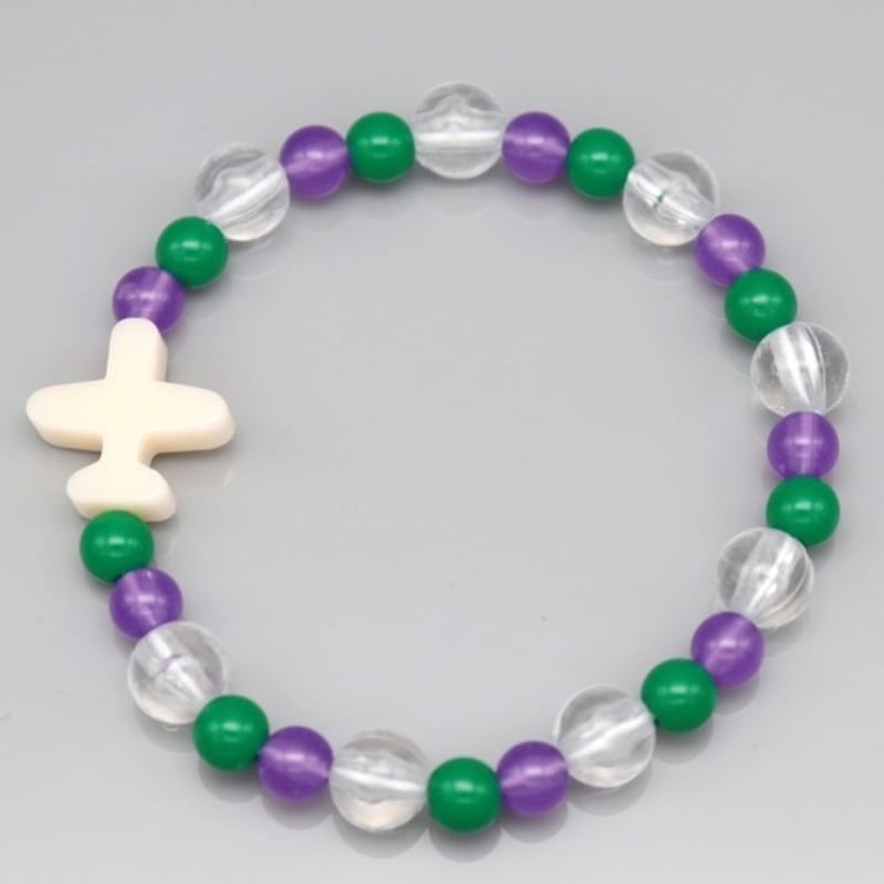 BONBEAU Vivid color airplane charm acrylic ball Bracelet 6 colors