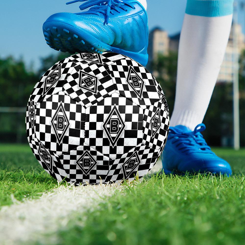 BMG posterSoccer Ball Colorful All Ages Machine Stitched PVC Competition Ready Durable High-Bounce