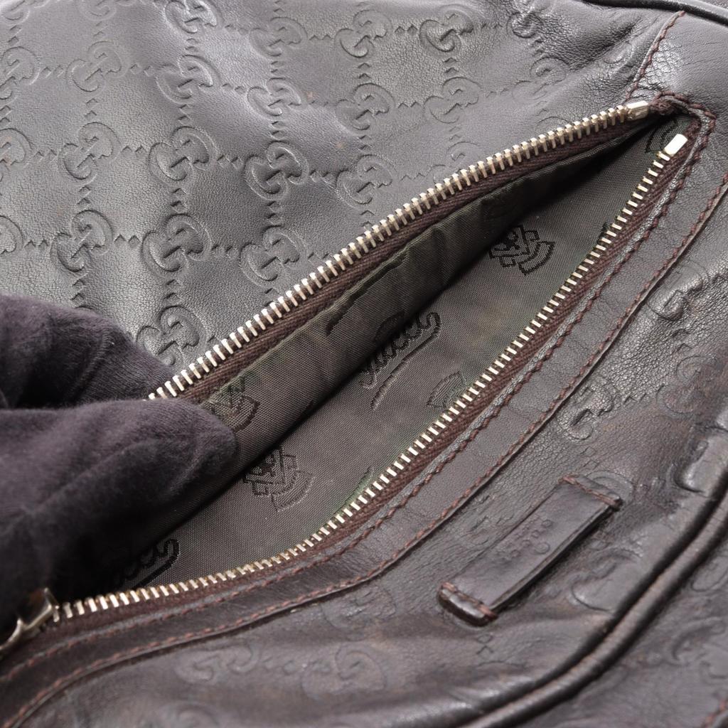 Used GUCCI Guccisima Shoulder Bag 201448 leather Brown Used Women