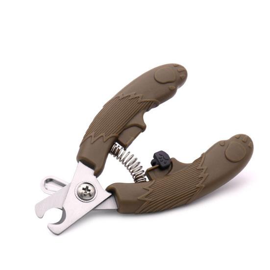 Spring Pet Nail Clippers Stainless Steel Blade Dog Nail Trimmer Cat Nail Cutter with Safety Guard To Avoid Over-Cutting for Safe Precise Trimming