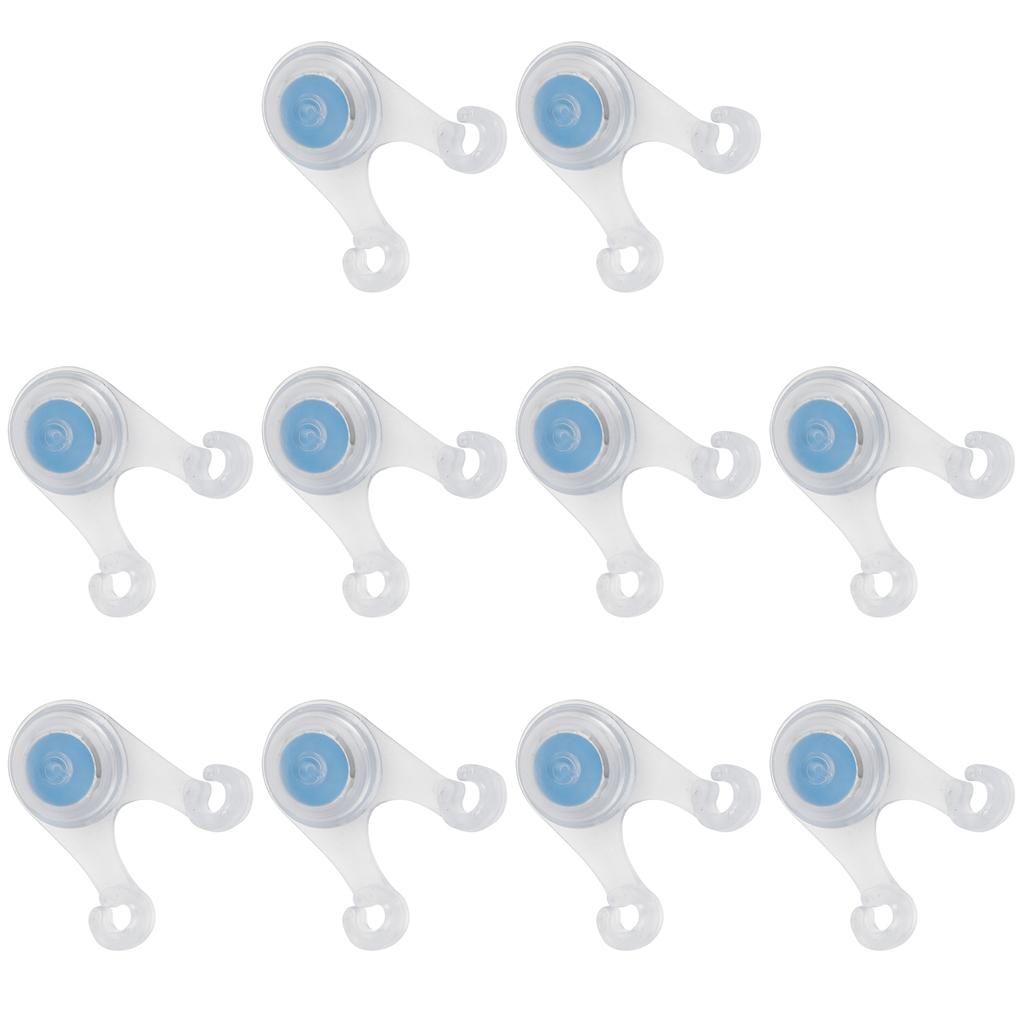 10pcs LED Camping Rope Hanging Light Outdoor Silicone Camp Tent String Rope Warning LightsBlue