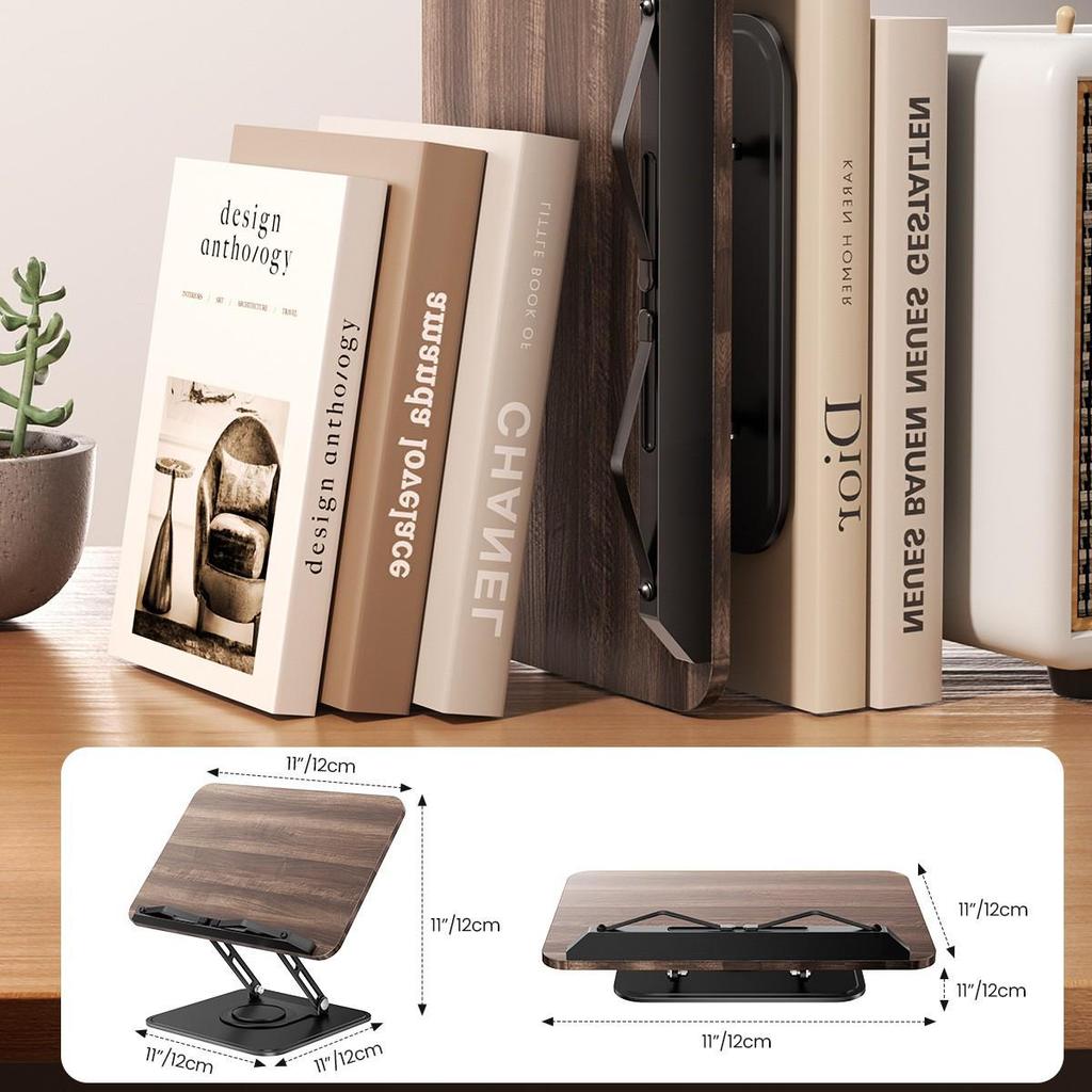 Height Adjustable 360° Rotating Book Stand and Holder B7