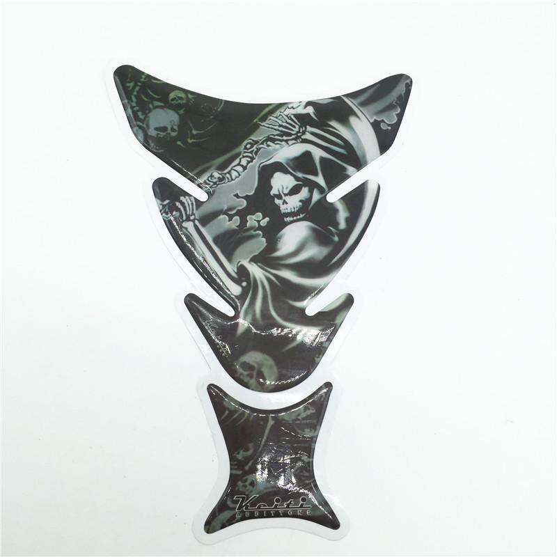 Universal Fit 3D Car Motorcycle Gas Fuel Tank Pad Sticker Decals