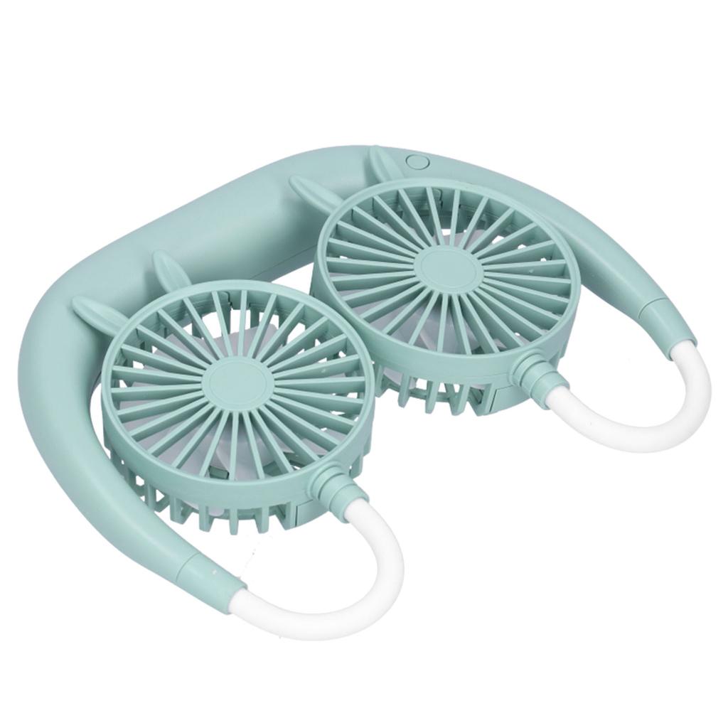 Neck Fan USB Rechargeable Wearable Electric Cooling Fan for Outdoor Travel Office Gym