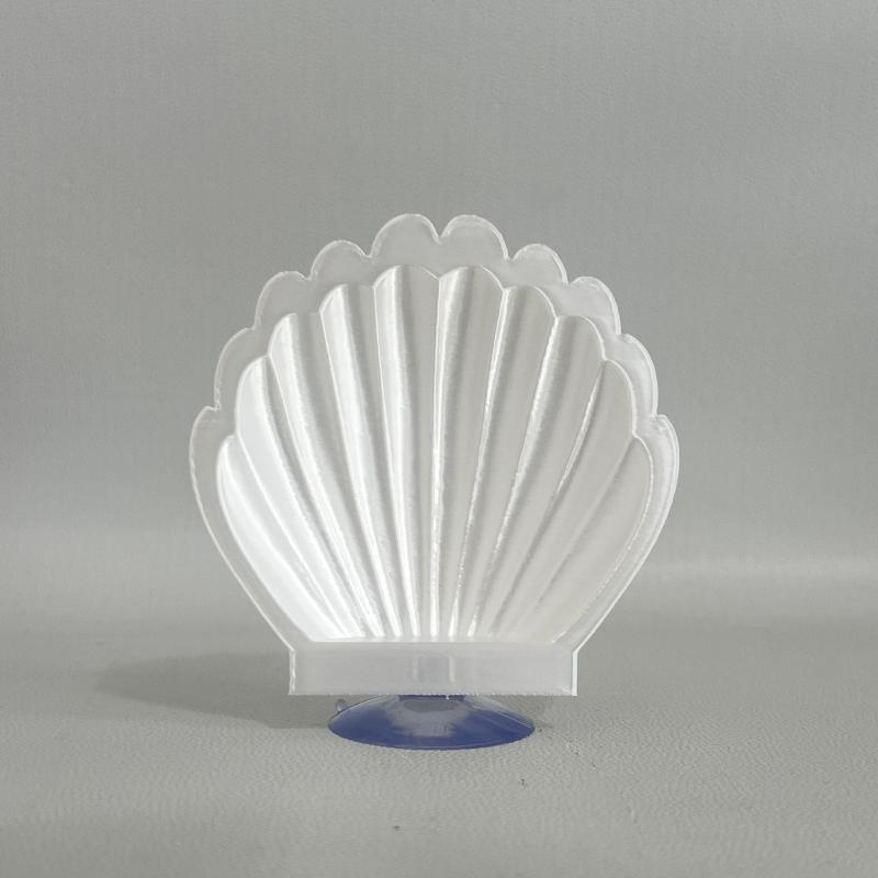 Shell Shaped Betta Fish Spawning Rest Platform With Strong Suction Cup Smooth Surface For Home Aquarium Decor