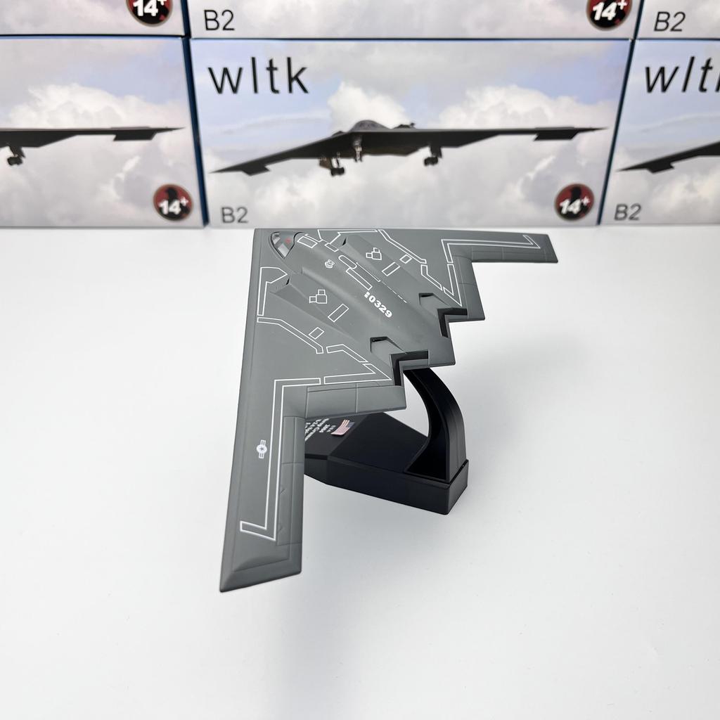 Kampfflugzeugmodell im Maßstab 1/200, US B-2 Spirit Bomber, Militärflugzeug-Nachbildung, Flugzeug aus dem Zweiten Weltkrieg, Sammlerspielzeug für Jungen