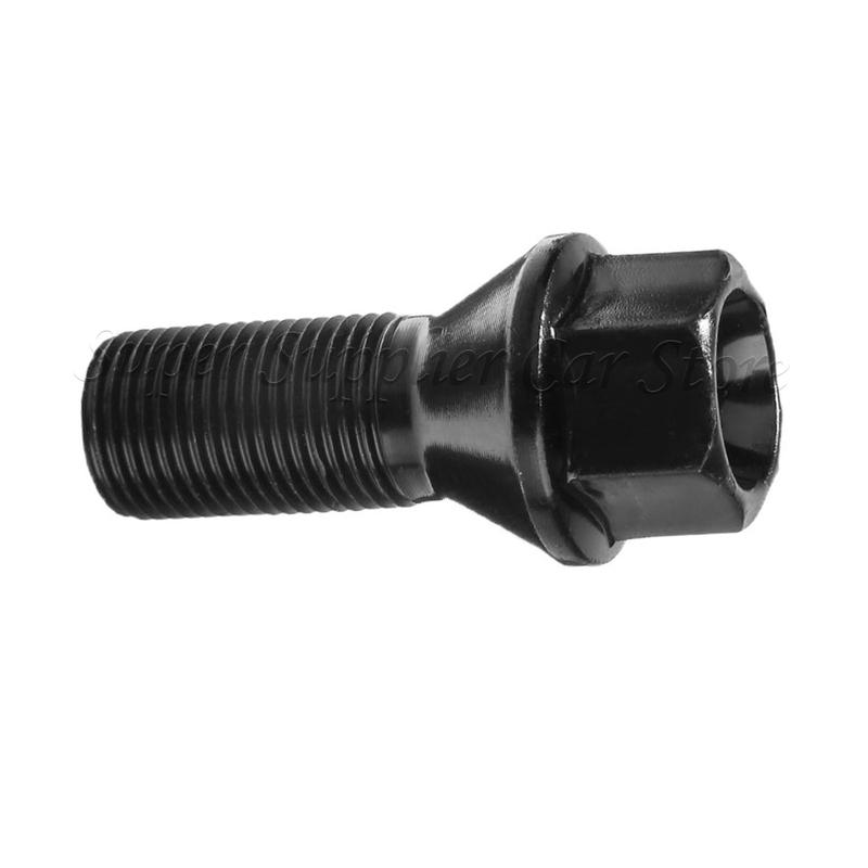 M14x1.25 New 4/5/10/20PCS Car Wheel Lug Bolt Nuts For BMW 1 3 5 7 Series X1 X3 X5 X6 F20 F30 F07 F25 E70 36136781151 36136890324