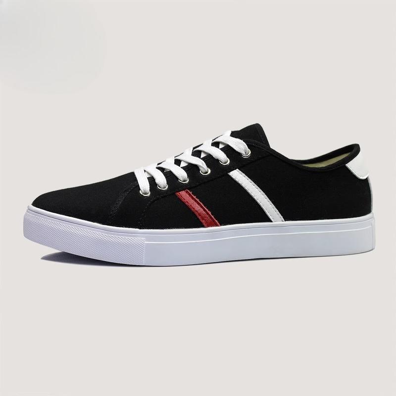 Fashion 50 extra large size canvas men's shoes pattern low top breathable widened board shoes non-slip