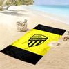 Al-Ittihad Club Logo Print Beach Towel, Large Soft Quick Dry Towel for Beach Camping Swimming