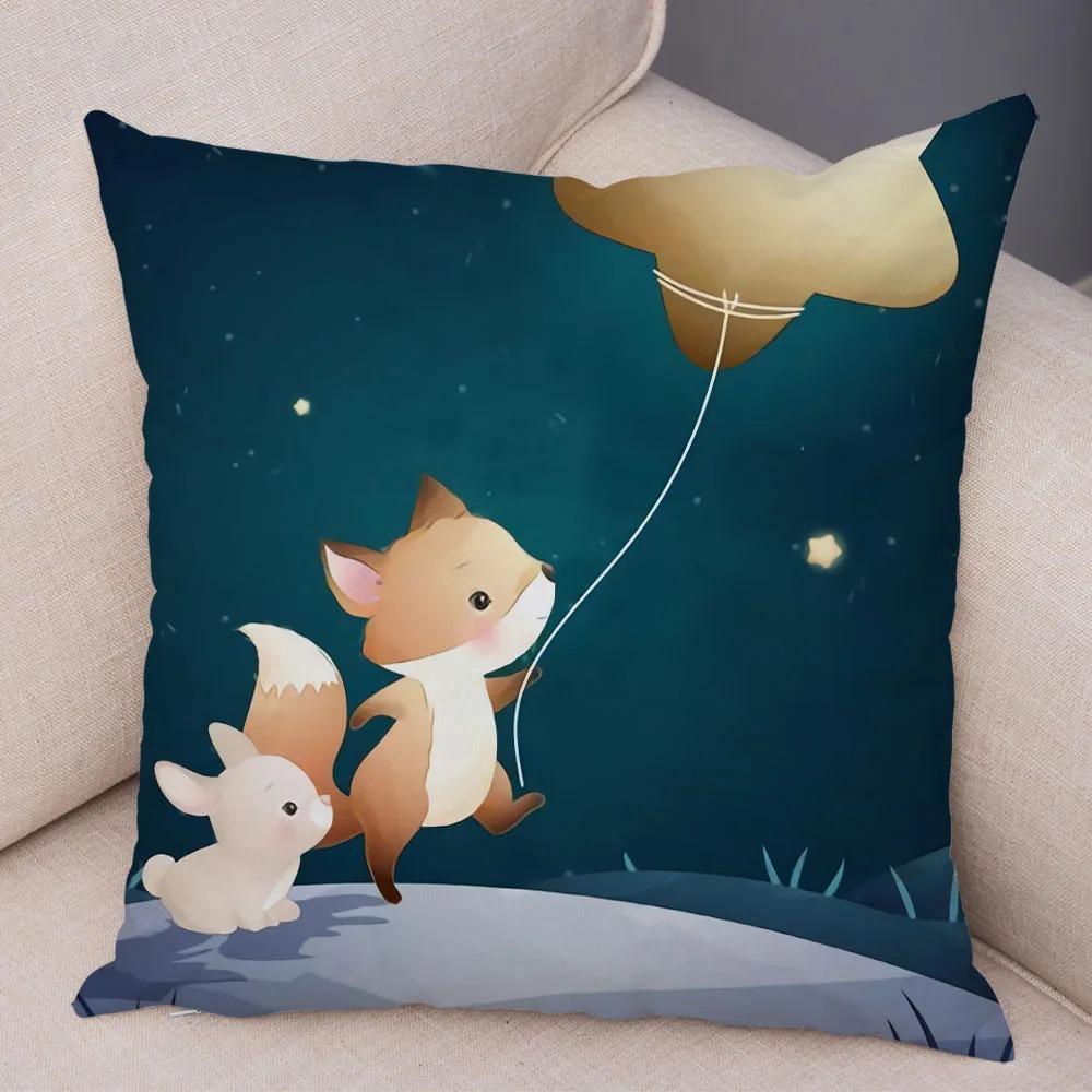 Cartoon Animal Lion Decorative Pillowcase Office Living Room Car Ornaments Home Pillowcase