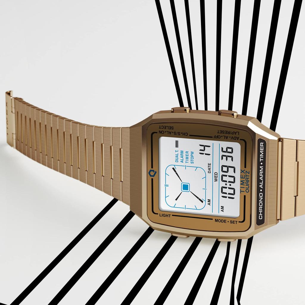 TIMEX Q Reissue Dijital LCA Sınırlı Sayıda Model TW2U72500 Erkek Kol Saati
