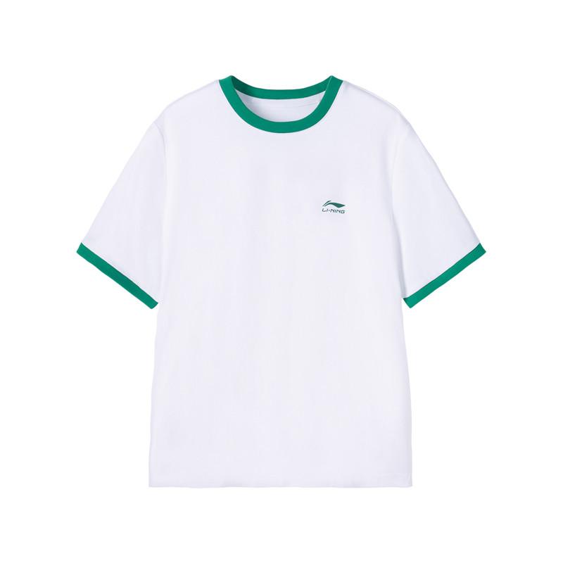 Li Ning T Shirts Women s White Crew Neck AHSW862-2 2XL