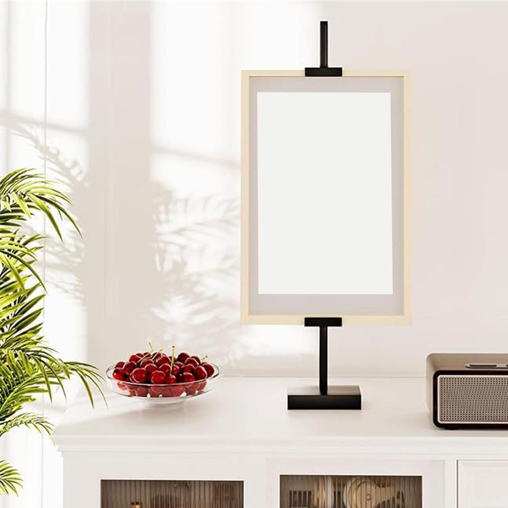 Hochbelastbarer Verstellbarer Metall-Fotorahmen Staffelei Desktop-Ausstellungsständer für Kunstwerke bis zu 29 Zoll Höhe