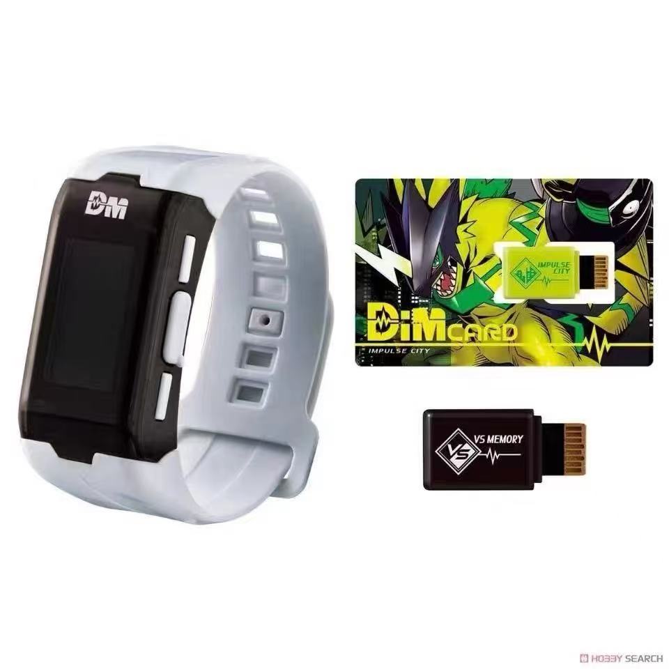 Genuine Scale Model Digimon Adventure VITAL BRACELET Digimon Detect Discover DIM Card Impmon Action Figure Toys