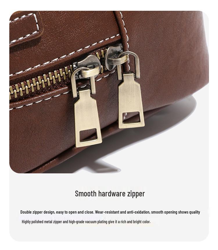 2025 Spring Retro Portable Commuter Bowling Bag - Large Capacity, High-End, Crossbody & One Shoulder Design