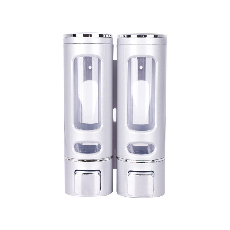Wall-Mounted ABS Manual Soap & Hand Sanitizer Dispenser for Kitchen & Hotel