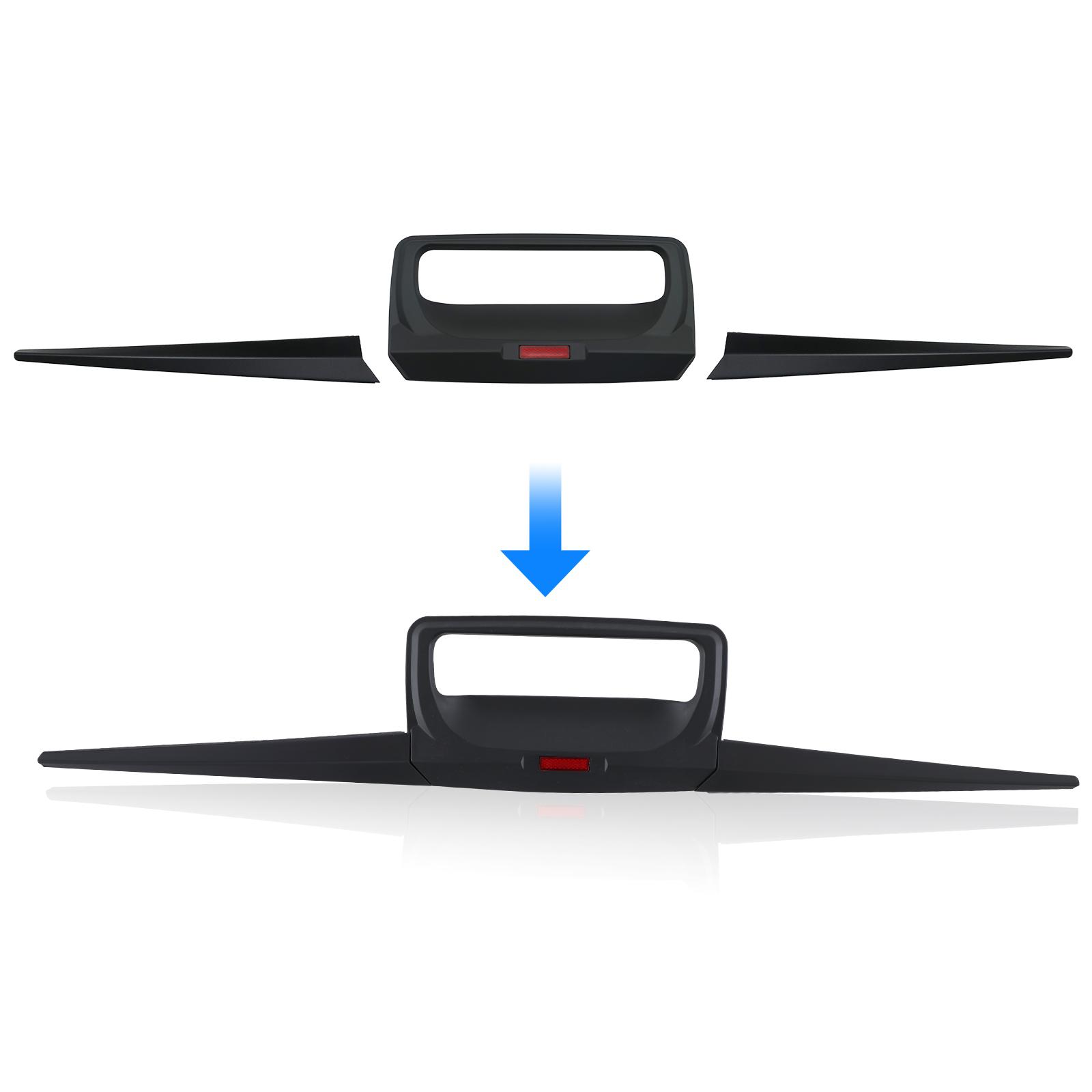 

Защитная накладка на ручку задней двери для Ford Ranger Raptor 2015-2025, матово-черная, автомобильные аксессуары