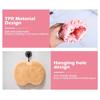 Silicone Rub Back Brush Bathroom Non-slip Wash Foot Pad Massage Shower Mat with Sucker Bath Massage Foot Exfoliating Brush Pad