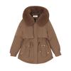 Winter new women's hooded short warm women's versatile loose fashion women's coat